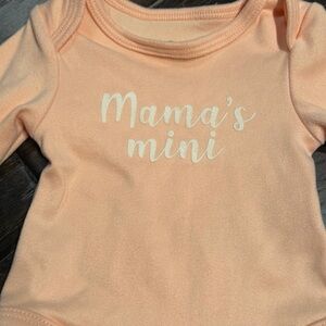 Mama’s mini long sleeve onesie bodysuit